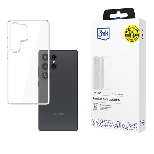 Θήκη για Samsung Galaxy S25 Ultra S938, 3MK, Διαφανής, Διάφανη