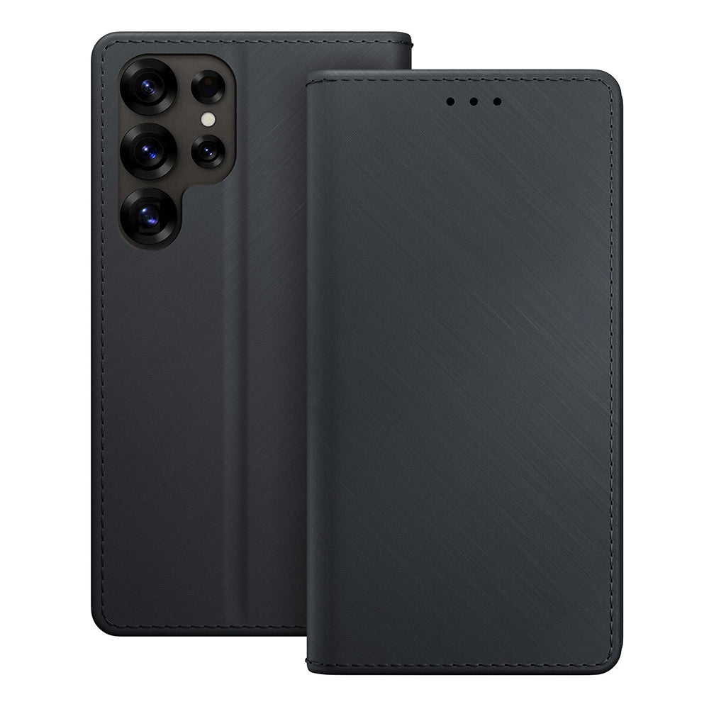 Θήκη για Samsung Galaxy S25 Ultra S938, 3MK, Πορτοφόλι, Μαύρο