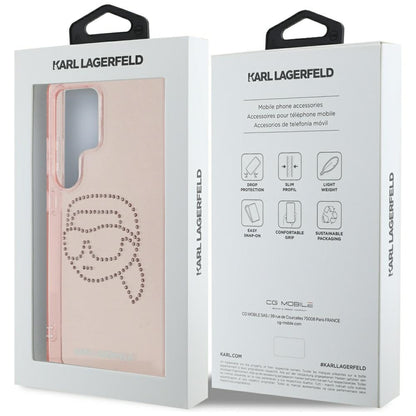 Θήκη για Samsung Galaxy S25 Ultra S938, Karl Lagerfeld, IML Luxury Karl's Head, Ροζ