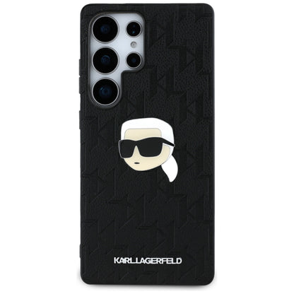 Θήκη για Samsung Galaxy S25 Ultra S938, Karl Lagerfeld, Monogram Karl's Head, Μαύρη
