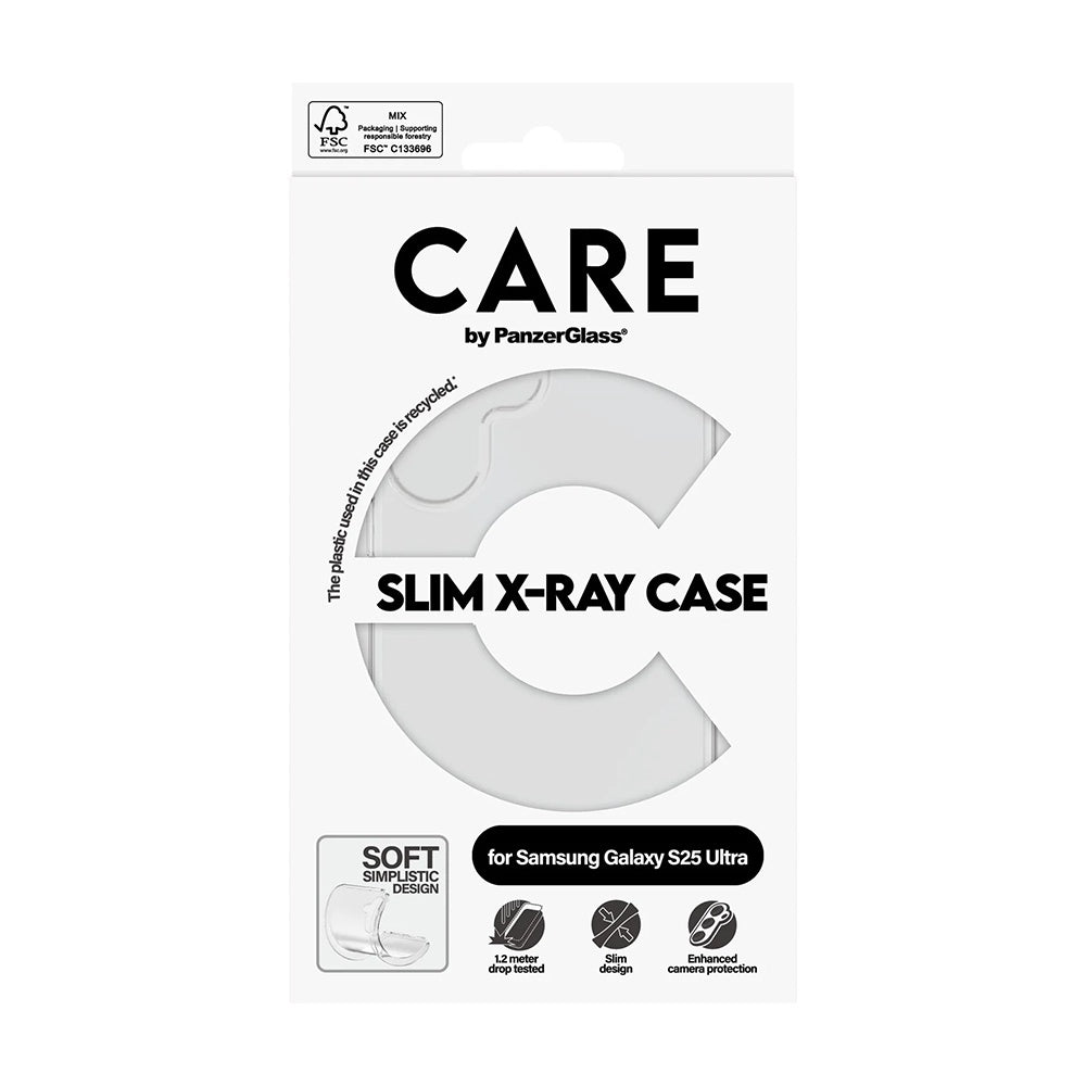 Θήκη για Samsung Galaxy S25 Ultra S938, PanzerGlass, Care Fashionable, Διαφανής
