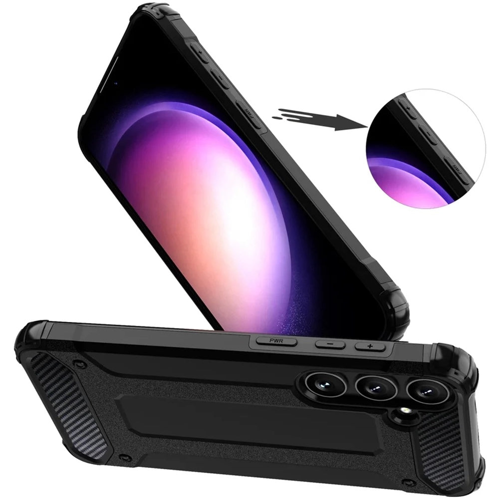 Θήκη για Samsung Galaxy S25 Ultra S938, Techsuit, Hybrid Armor, Μαύρη