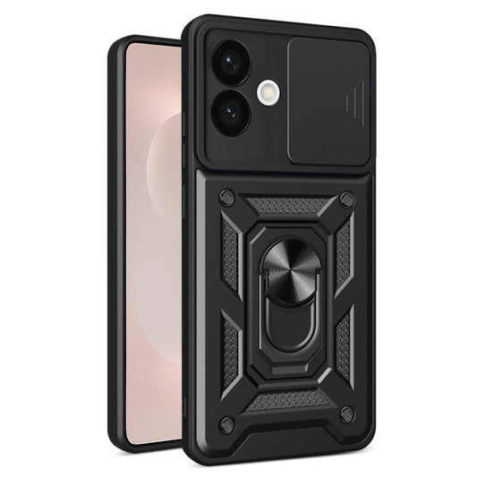 Θήκη για Samsung Galaxy S26 Edge, Techsuit, CamShield, Μαύρη