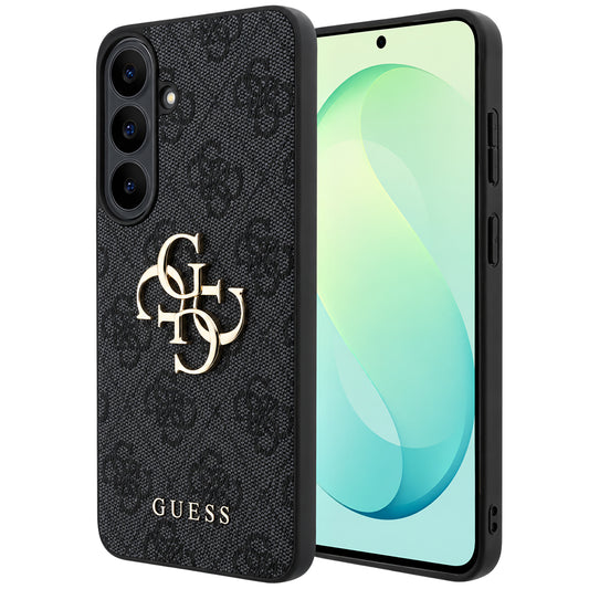 Θήκη για Samsung Galaxy S26 FE S741, Guess, 4G Μεταλλικό Λογότυπο, Μαύρο