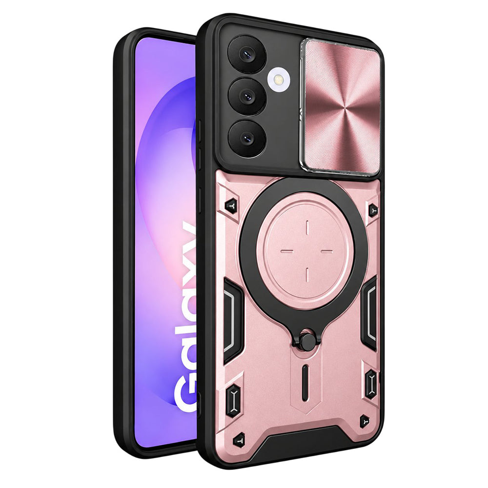 Θήκη για Samsung Galaxy S26 FE S741 / S25 FE, Techsuit, CamGuard Pro, Ροζ Χρυσό