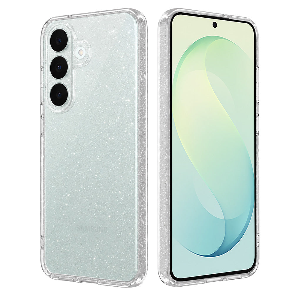 Θήκη για Samsung Galaxy S26 FE S741 / S25 FE, Techsuit, SparkleSkin, Διάφανη