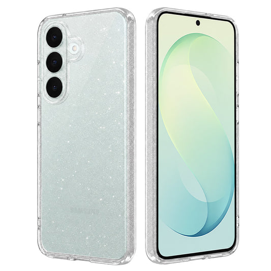 Θήκη για Samsung Galaxy S26 FE S741 / S25 FE, Techsuit, SparkleSkin, Διάφανη