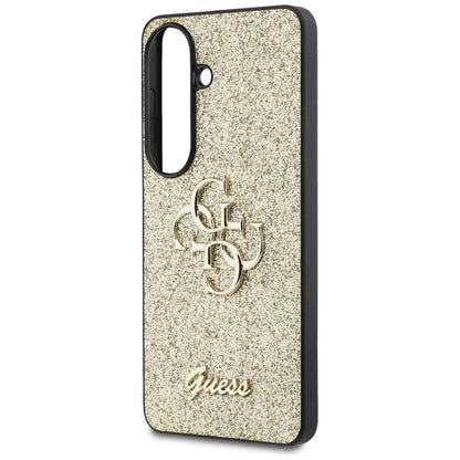 Θήκη για Samsung Galaxy S26 S942, Guess, Fixed Glitter Big 4G Metal Frame, Χρυσή
