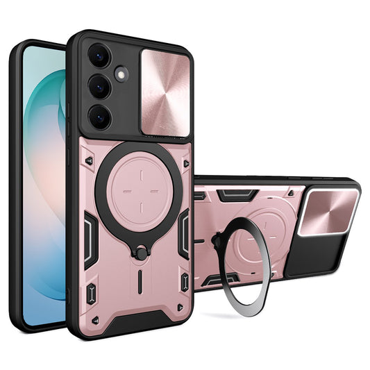 Θήκη για Samsung Galaxy S26 Plus, Techsuit, CamGuard Pro, Ροζ Χρυσό