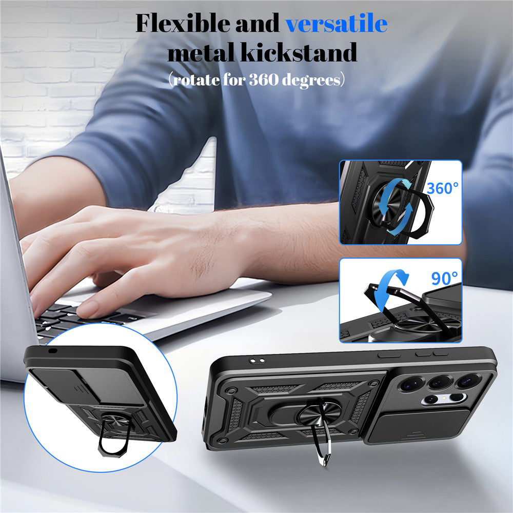 Θήκη για Samsung Galaxy S26 Plus, Techsuit, CamShield, Μπλε