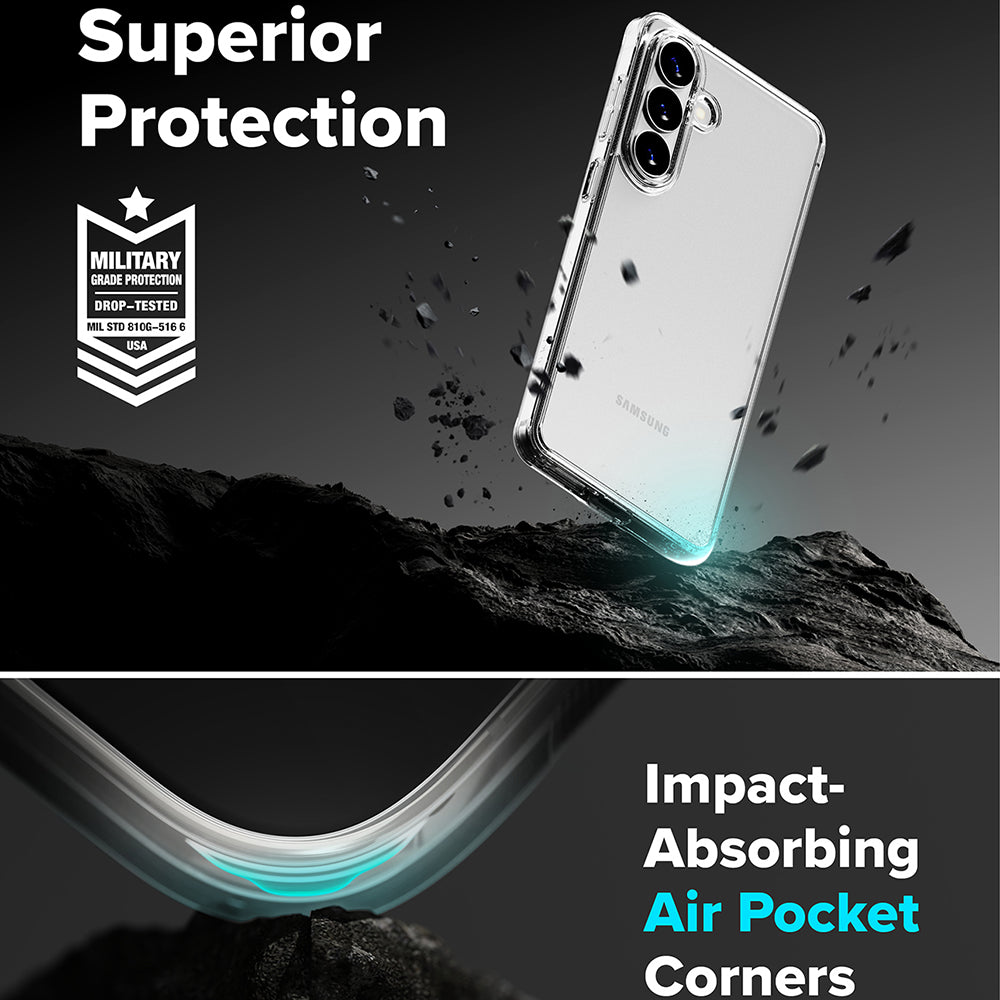 Θήκη για Samsung Galaxy S26 S942, Ringke, Fusion, Διάφανη