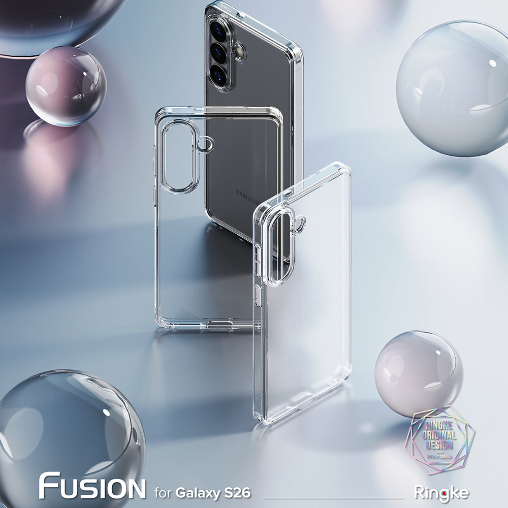 Θήκη για Samsung Galaxy S26, Ringke, Fusion, Ματ Διαφανής