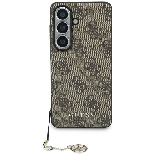 Θήκη για Samsung Galaxy S26 S942, Guess, 4G Classic Logo Charm, Καφέ