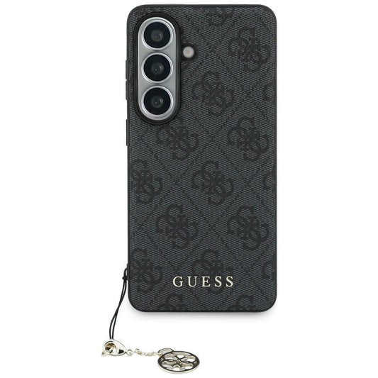 Θήκη για Samsung Galaxy S26 S942, Guess, 4G Classic Logo Charm, Μαύρη