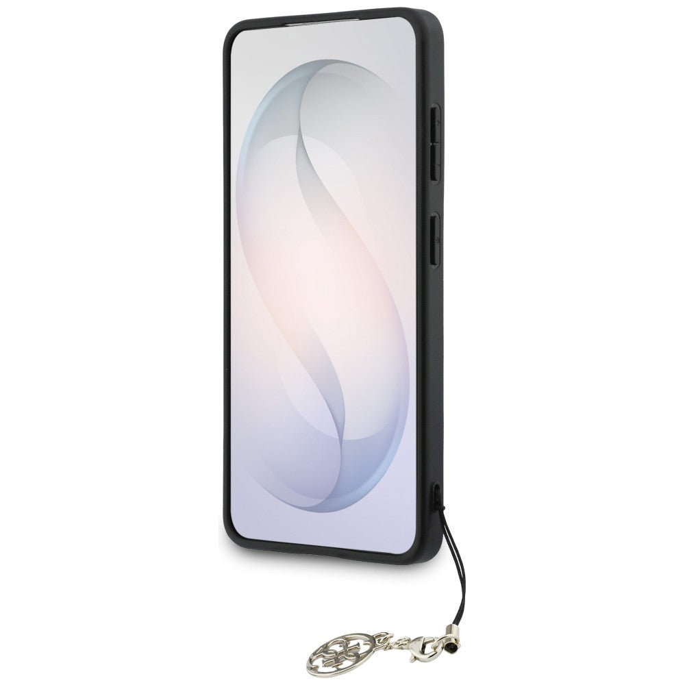 Θήκη για Samsung Galaxy S26 S942, Guess, 4G Classic Logo Charm, Μαύρη