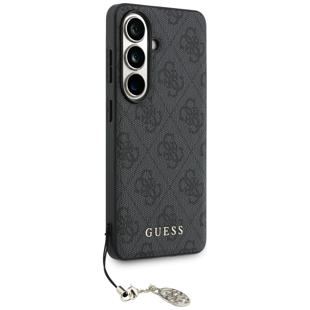 Θήκη για Samsung Galaxy S26 S942, Guess, 4G Classic Logo Charm, Μαύρη