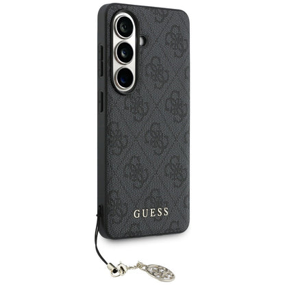 Θήκη για Samsung Galaxy S26 S942, Guess, 4G Classic Logo Charm, Μαύρη