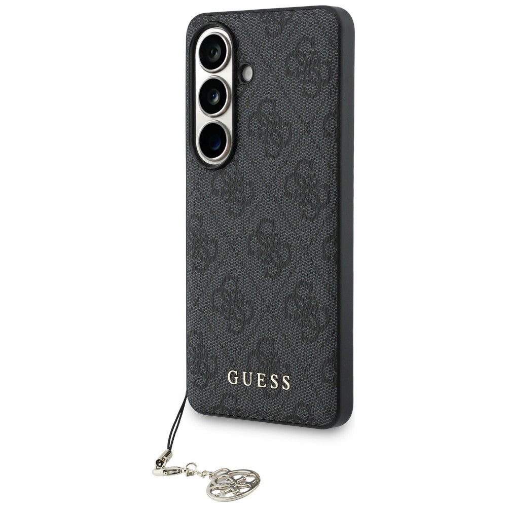 Θήκη για Samsung Galaxy S26 S942, Guess, 4G Classic Logo Charm, Μαύρη