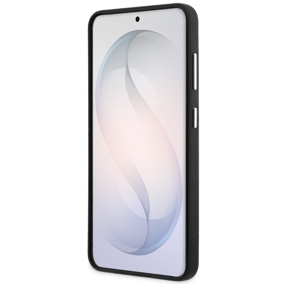 Θήκη για Samsung Galaxy S26 S942, Karl Lagerfeld, Saffiano Karl & Choupette's Head Pin, Μαύρη