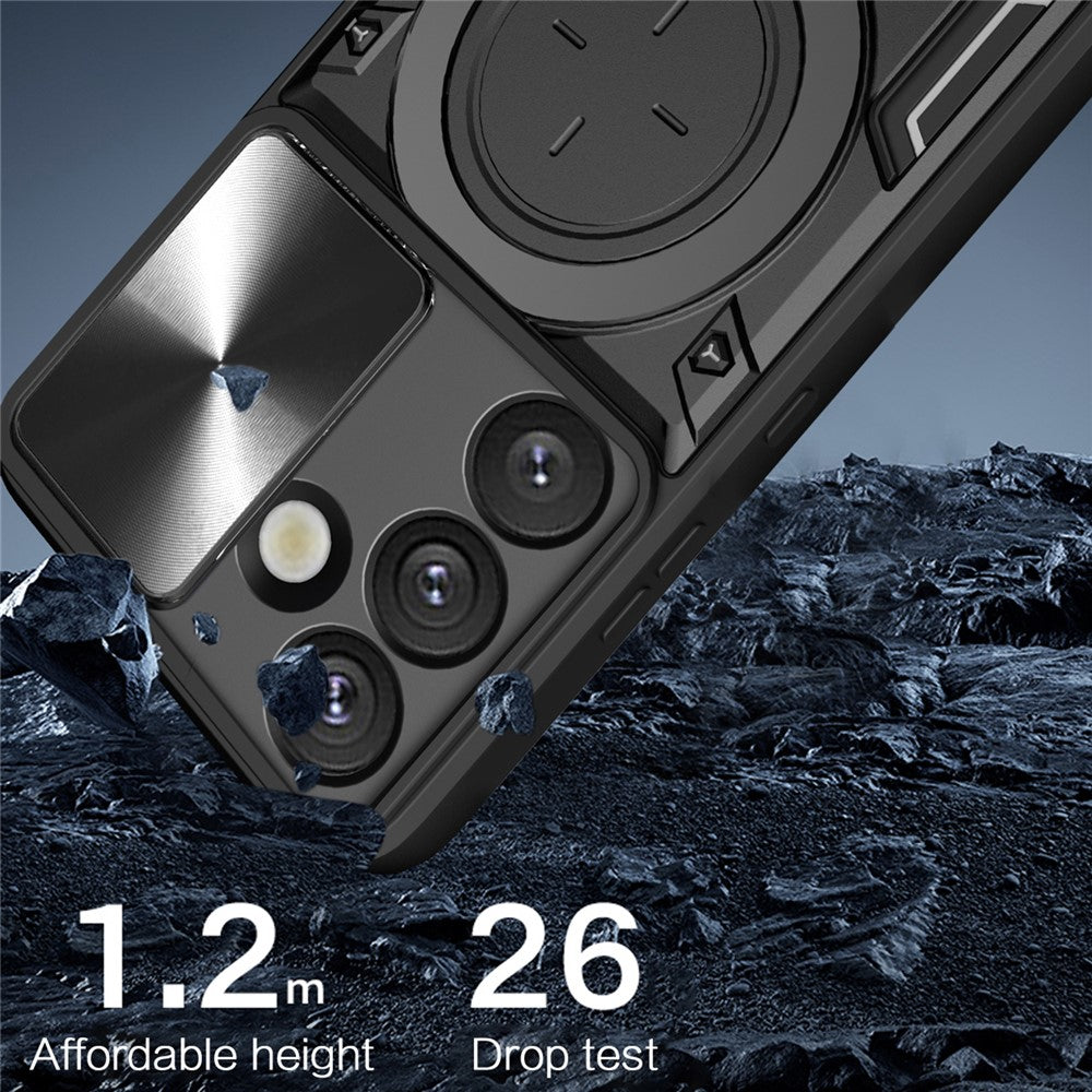 Θήκη για Samsung Galaxy S26, Techsuit, CamGuard Pro, Κόκκινη