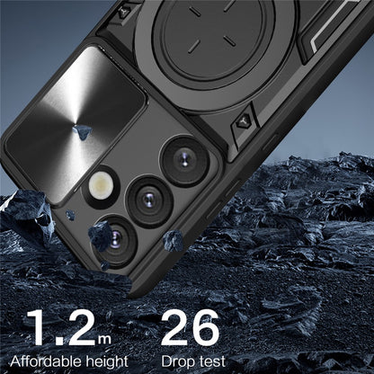 Θήκη για Samsung Galaxy S26, Techsuit, CamGuard Pro, Κόκκινη