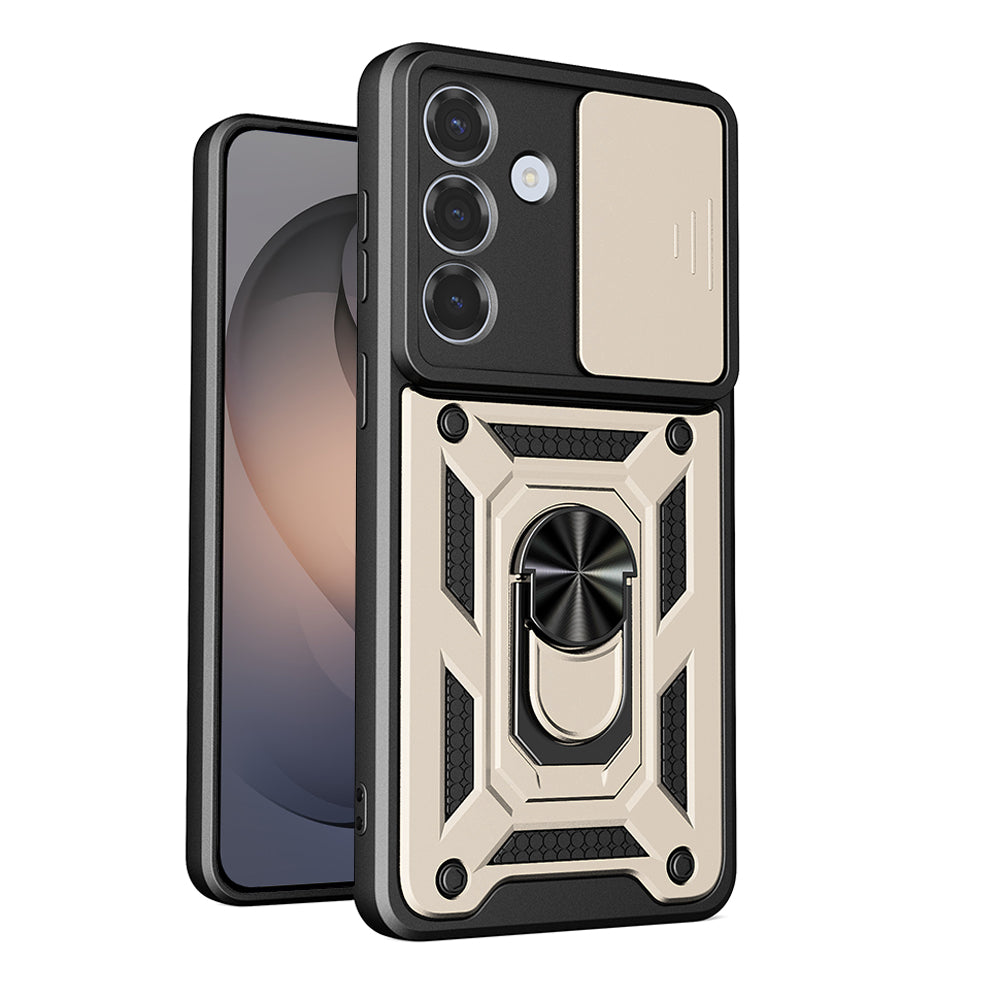 Θήκη για Samsung Galaxy S26, Techsuit, CamShield, Χρυσή