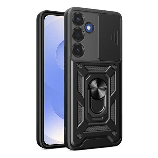 Θήκη για Samsung Galaxy S26, Techsuit, CamShield, Μαύρη