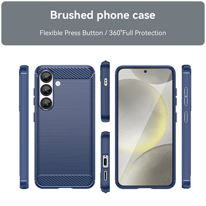 Case for Samsung Galaxy S26, Techsuit, Carbon, Blue