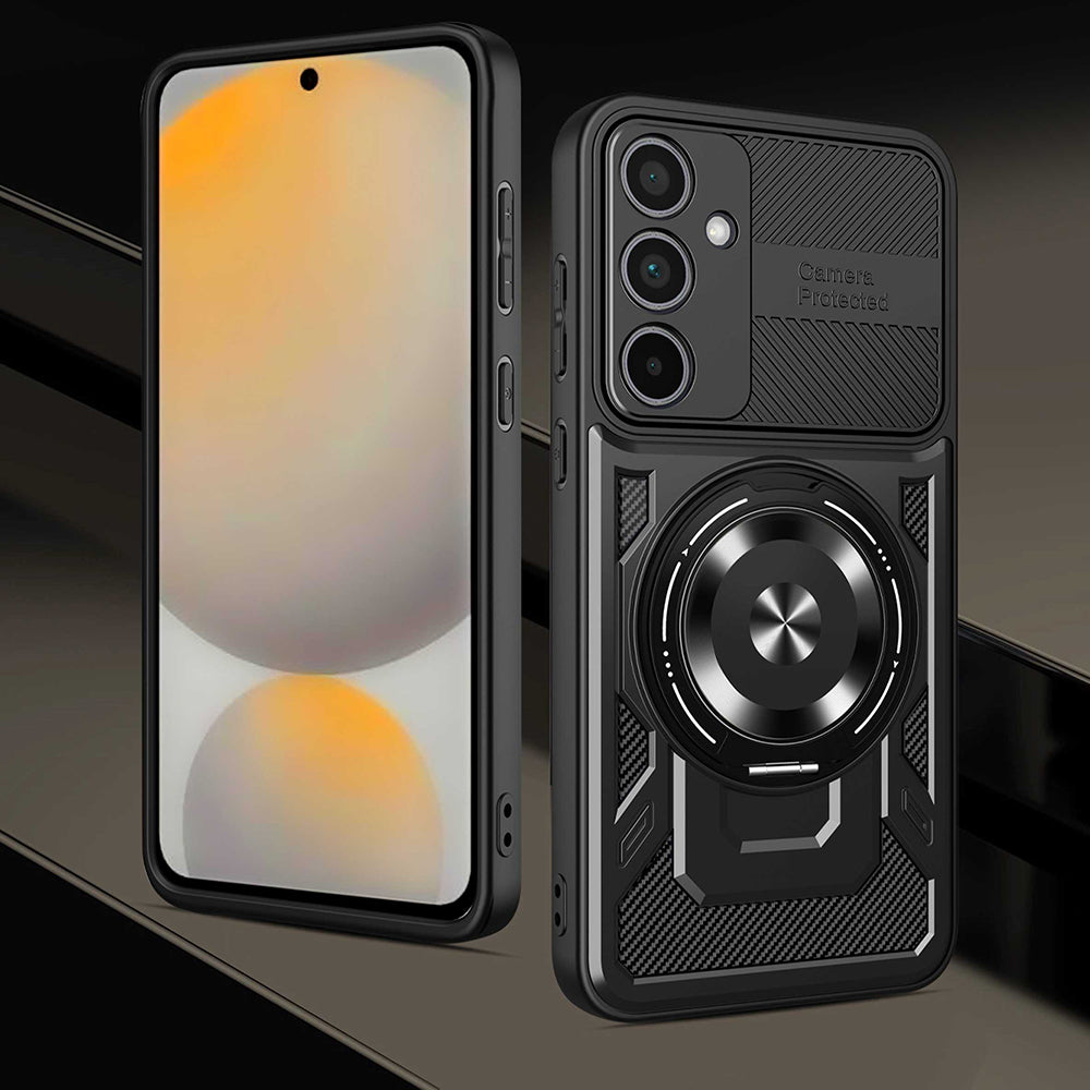 Θήκη για Samsung Galaxy S26, Techsuit, RuggedCam, Μαύρη