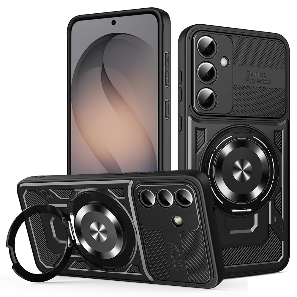 Θήκη για Samsung Galaxy S26, Techsuit, RuggedCam, Μαύρη