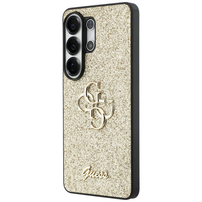 Θήκη για Samsung Galaxy S26 Ultra S948, Guess, Fixed Glitter Big 4G Metal Frame, Χρυσή