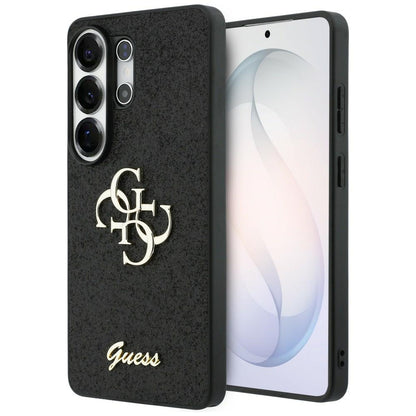 Θήκη για Samsung Galaxy S26 Ultra S948, Guess, Fixed Glitter Big 4G Metal Frame, Μαύρη
