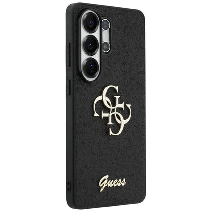 Θήκη για Samsung Galaxy S26 Ultra S948, Guess, Fixed Glitter Big 4G Metal Frame, Μαύρη
