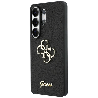 Θήκη για Samsung Galaxy S26 Ultra S948, Guess, Fixed Glitter Big 4G Metal Frame, Μαύρη
