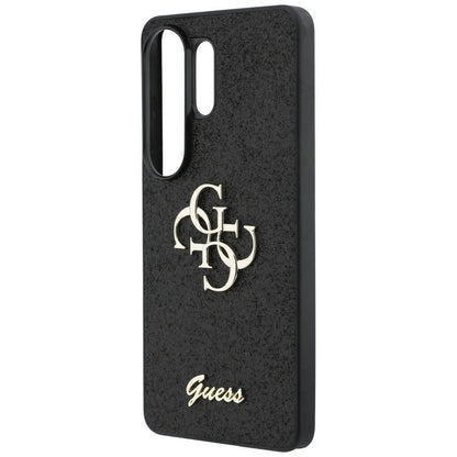Θήκη για Samsung Galaxy S26 Ultra S948, Guess, Fixed Glitter Big 4G Metal Frame, Μαύρη