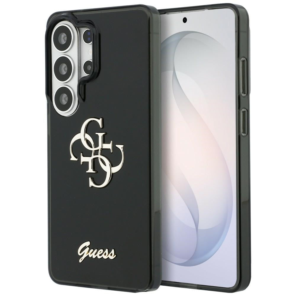 Θήκη για Samsung Galaxy S26 Ultra S948, Guess, IML Big Metal 4G Script, Μαύρη