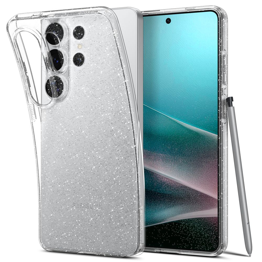 Case for Samsung Galaxy S26 Ultra S948, Spigen, Liquid Crystal Glitter, Transparent ACS10673