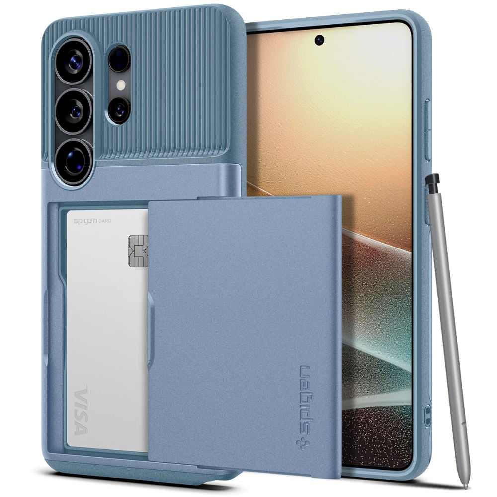 Θήκη για Samsung Galaxy S26 Ultra S948, Spigen, Slim Armor CS, Μπλε ACS11225