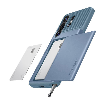 Θήκη για Samsung Galaxy S26 Ultra S948, Spigen, Slim Armor CS, Μπλε ACS11225
