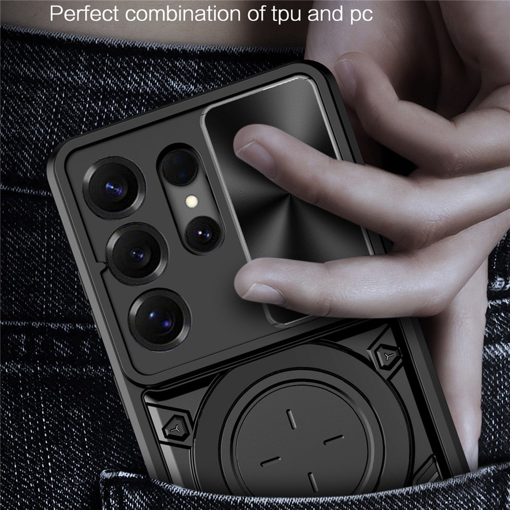 Case for Samsung Galaxy S26 Ultra, Techsuit, CamGuard Pro, Black