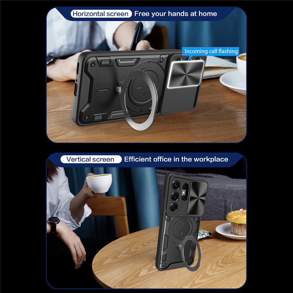 Case for Samsung Galaxy S26 Ultra, Techsuit, CamGuard Pro, Black