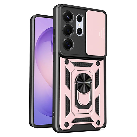 Θήκη για Samsung Galaxy S26 Ultra, Techsuit, CamShield, Ροζ Χρυσό