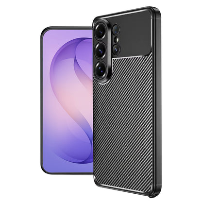 Θήκη για Samsung Galaxy S26 Ultra, Techsuit, CarbonFiber, Μαύρη
