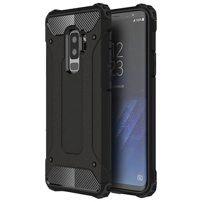 Case for Samsung Galaxy S9+ G965, Techsuit, Hybrid Armor, Black