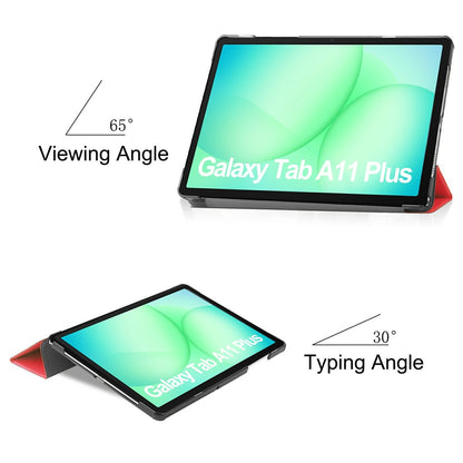 Θήκη για Samsung Galaxy Tab A11+ / Tab A9+, Techsuit, FoldPro, Κόκκινο
