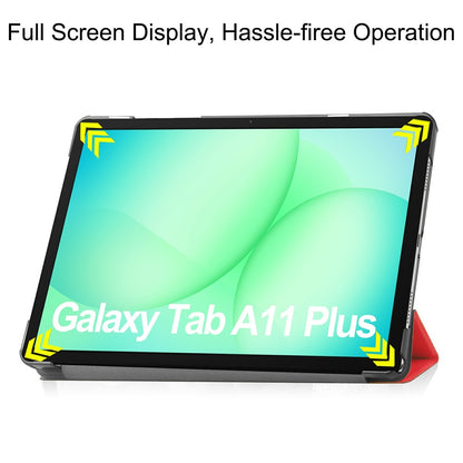 Θήκη για Samsung Galaxy Tab A11+ / Tab A9+, Techsuit, FoldPro, Κόκκινο