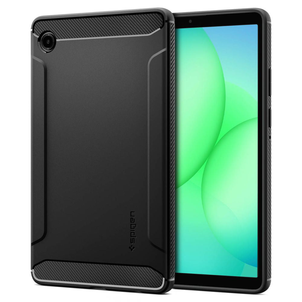 Θήκη για Samsung Galaxy Tab A11, Spigen, Rugged Armor, Ματ Μαύρη