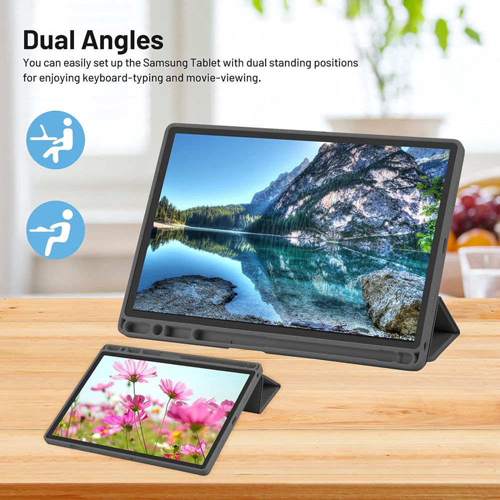 Θήκη για Samsung Galaxy Tab A8 10.5 (2021), Techsuit, Flex Trifold, Μπλε