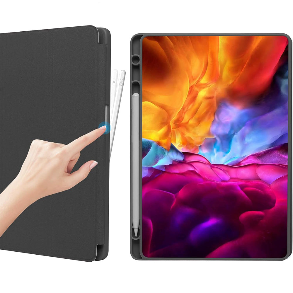 Θήκη για Samsung Galaxy Tab A11+ / Tab A9+, Techsuit, Flex Trifold, Μπλε