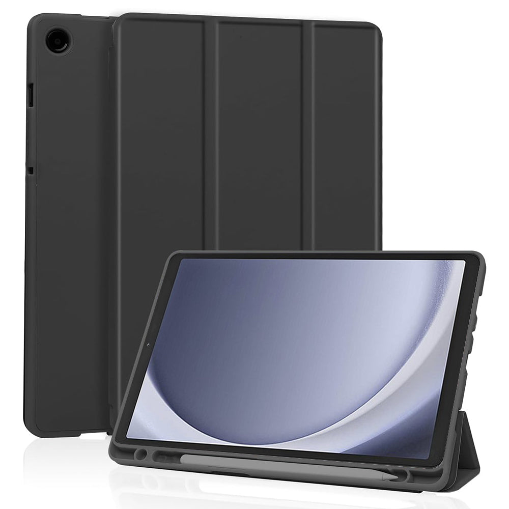 Θήκη για Samsung Galaxy Tab A11 / Tab A9, Techsuit, Flex Trifold, Μαύρη